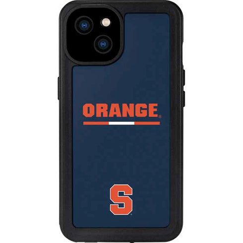 Syracuse University Orange iPhone 15 Plus Waterproof Case